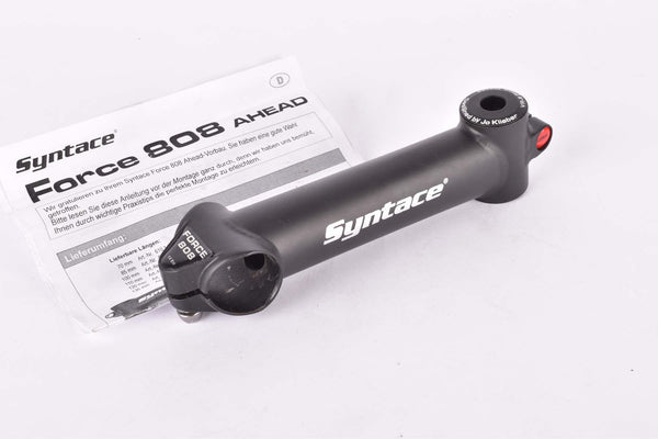 NOS Syntace Force 808 1" ahead stem in - 8° and size 135mm with 26mm bar clamp size (#6106182)