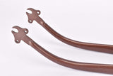 28" Brown Steel Fork with Eyelets for Fenders, Rack and Braze-on for Dynamo