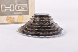 NOS/NIB Shimano #CS-HG50-7AC 7-speed STI / SIS Hyperglide cassette with 11-28 teeth from 1993
