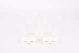 NOS/NIB Christophe MT. Mountainbike Toe Clip Set, Size Large in White from the 1990s