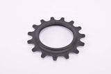 NOS Maillard / Atom Black steel Freewheel Adapter Cog, double threaded on inside, with 15 teeth