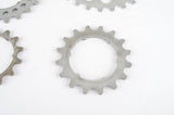 mixed lot Campagnolo Super Record Aluminium Freewheel Cogs from the 1980s