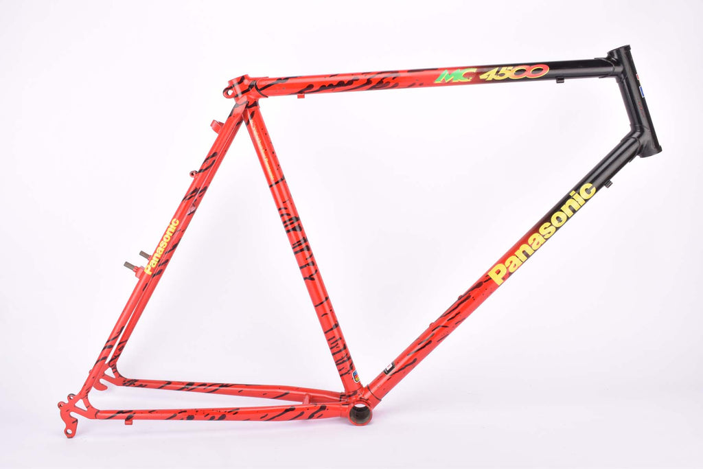 nos fahrradrahmen NOS Panasonic MC 4500 Mountain Cat Mountainbike frame in 56 cm (c-t) 54.5 (c-c) with Tange Infinity Cr-Mo tubing from the 1980s NOS Panasonic MC 4500