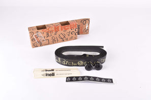 Cinelli Hobo Alphabet Art Handlebar Tape, black