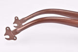 28" Brown Steel Fork with Eyelets for Fenders, Rack and Braze-on for Dynamo