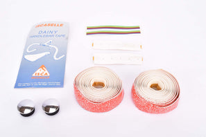NOS/NIB Red and White Iscaselle Dainy handlebar tape