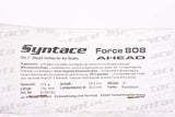 NOS Syntace Force 808 1" ahead stem in - 8° and size 135mm with 26mm bar clamp size (#6106182)