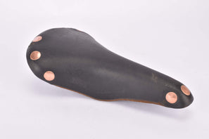 Brooks Professional Team Special Leather Saddle with large polished rivets from the 1970s - 2000s