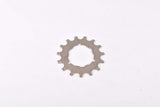 NOS Shimano 600 Ultegra #CS-6400 Uniglide (UG) Cassette Sprocket with 15 teeth from the 1980s - 1990s