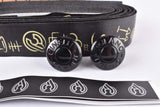 Cinelli Hobo Alphabet Art Handlebar Tape, black