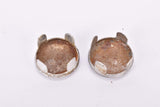 Gaslo Capsula Brevettata aluminum handlebar end plugs from the 1950s
