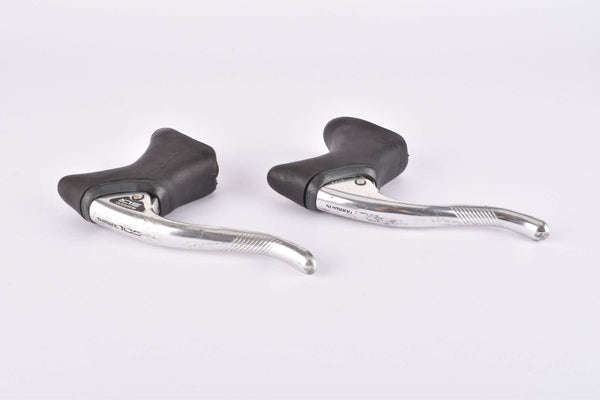 Shimano 105 #BL-1051 aero brake lever set with black hoods from the late 1980s