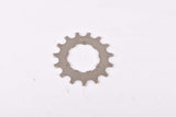 NOS Shimano 600 Ultegra #CS-6400 Uniglide (UG) Cassette Sprocket with 15 teeth from the 1980s - 1990s