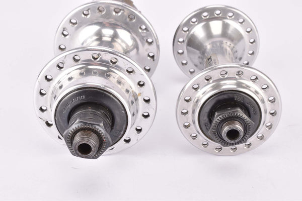 Moyeux Shimano Deore LX FH-M550 36 Trous Argent - NOS Avec Brochettes