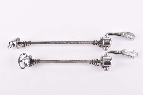 Campagnolo quick release set Record and Super Record, #1001/3 and #1006/8x6 front and rear Skewer from the 1970s - 80s