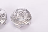 Gaslo Capsula Brevettata aluminum handlebar end plugs from the 1950s