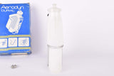 NOS/NIB REG Aerodyn Dural #1973/19 white aero water bottle with dural aluminum alloy bottle cage