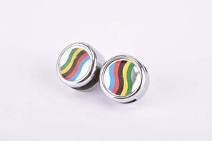 NOS Campione del Mondo Pedal Strap Caps pair