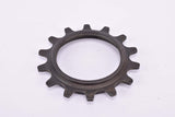 NOS Maillard / Atom Black steel Freewheel Adapter Cog, double threaded on inside, with 14 teeth