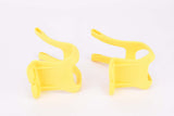 NOS/NIB Christophe MT. Mountainbike Toe Clip Set, Size Medium in Yellow from the 1990s