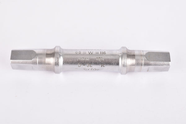 NOS Shimano BSA Bottom Bracket Axle 68-W-116 CrMo from 1984