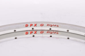 NOS Rigida DPX clincher rimset (2 rims) 700c/622mm with 36 holes from the 1980s - 2000s