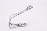 NOS Christophe Aero adjustable  chromed steel toe clip set in size for Maillard CXC (700) and Lyotard Dolomite Pedals