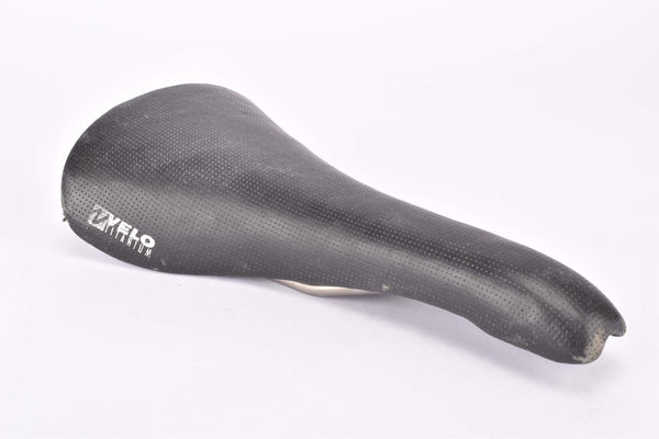 Black Velo Titanium Leather Saddle with titanium rails from 1991