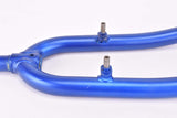 26" Blue MTB Steel Fork with Eyelets for Fenders