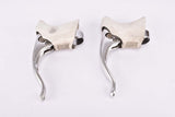 Third Generation Campagnolo C-Record "Powergrade" brake lever set with white hoods from the 1990s