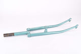 28" Green Steel Fork with Eyelets for Fender and Braze-on for Dynamo
