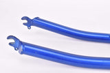 26" Blue MTB Steel Fork with Eyelets for Fenders