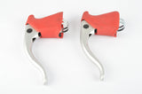 NOS CLB Super Profil aero Brake Lever Set with red hoods, from the 1980s