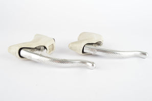 Second Generation Campagnolo C-Record brake lever set with white hoods