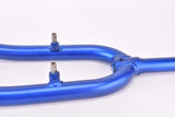 26" Blue MTB Steel Fork with Eyelets for Fenders