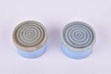 Blue Reg #273 handlebar end plugs