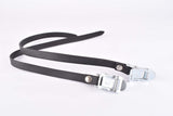 NOS 5x2 Sakae/Ringyo (SR) synthetical black Toe Straps from the 1980s