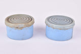 Blue Reg #273 handlebar end plugs