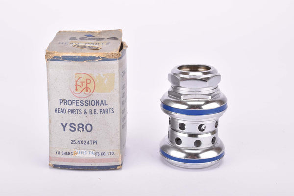NOS/NIB silver/blue Yu Sheng Professional #YS80 Headset with english thread from the 1980s