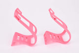 NOS/NIB Cat Eye #TC-200 MTB Toe Clip Set, Size Large in Neon Pink from the 1990s