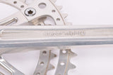 NOS Sugino Super Mighty Competition drillum crank set with 52/42 teeth (drilled chainrings) in 170mm with french pedal thread from the 1980s