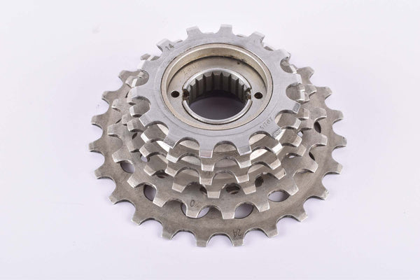 Zeus 2000 #29100.06 ( ref. 90) aluminum alloy 6-speed Freewheel with 14-24 teeth and italian thread from the 1970s - 1980s