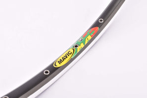 NOS Black Mavic MA3 UB Control single clincher Rim in 700c/622mm with 32 holes from the 2000s