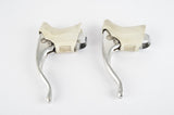 Second Generation Campagnolo C-Record brake lever set with white hoods