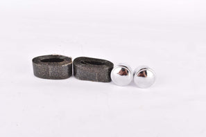 NOS REG black and golden glitter plastic handlebar tape from the 1960s - 1970s