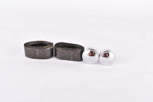 NOS REG black and golden glitter plastic handlebar tape from the 1960s - 1970s