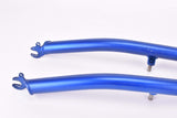 26" Blue MTB Steel Fork with Eyelets for Fenders
