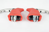 NOS CLB Super Profil aero Brake Lever Set with red hoods, from the 1980s