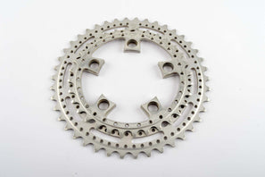 Stronglight drilled chainring set with 32/42 teeth and 86 BCD from the 1980s