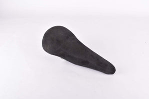 NOS Black Suede Leather Saddle from the 1970s / 1980s
